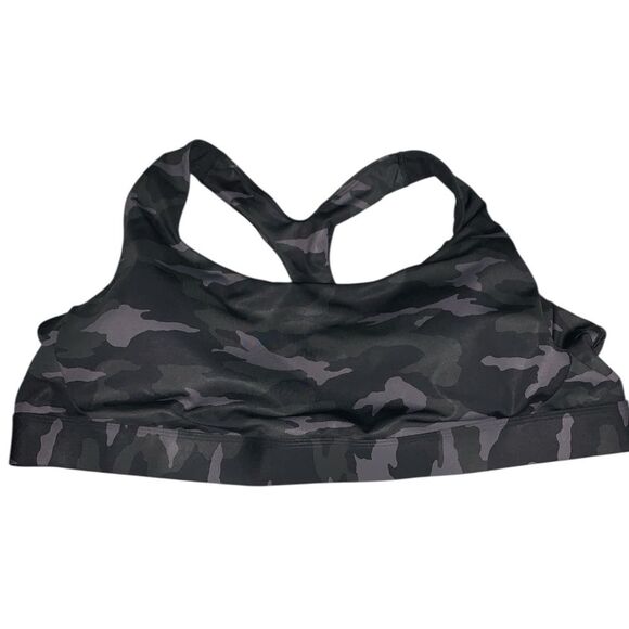 Athleta Ultimate Printed Bra 3X D DD+ Camo Adjustable Band NWT - Picture 3 of 10